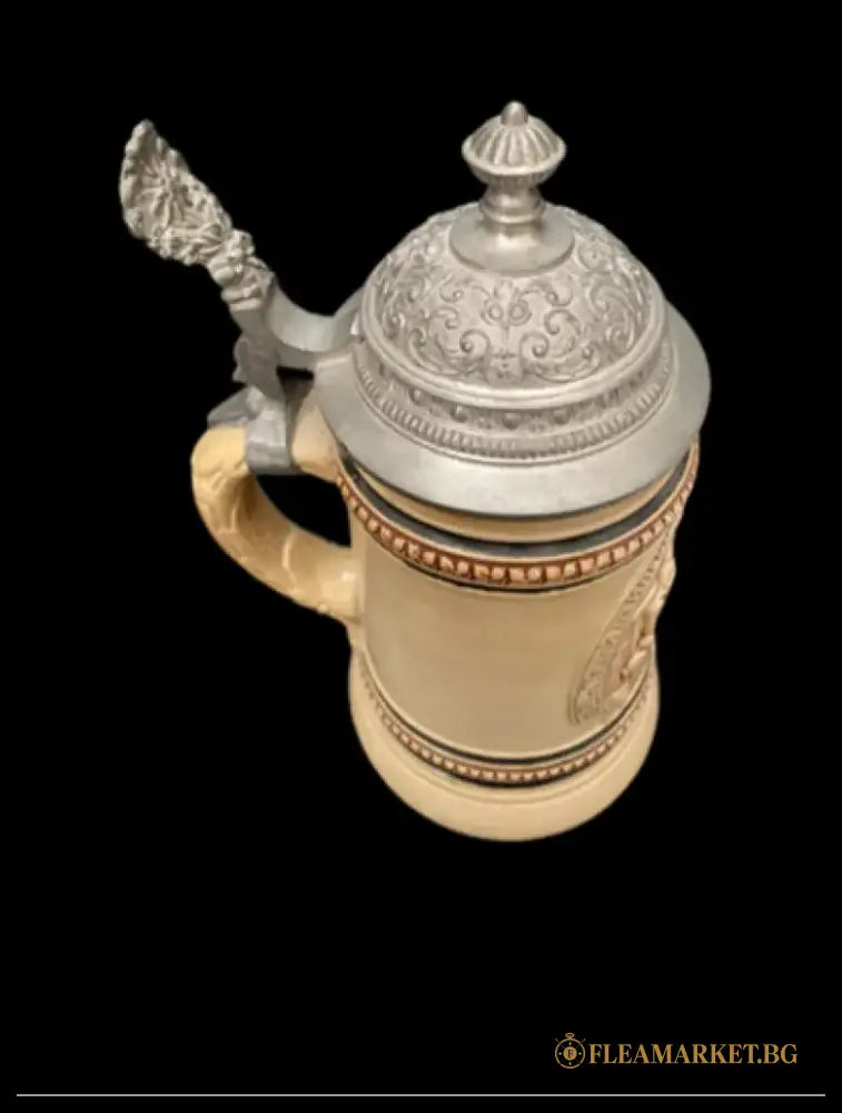 Халба с капак,вместимост 0,5L - antique