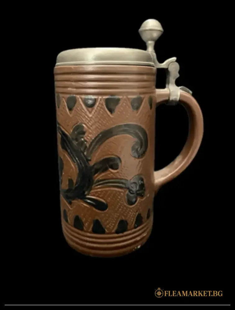 Халба с капак,вместимост 1L (499)