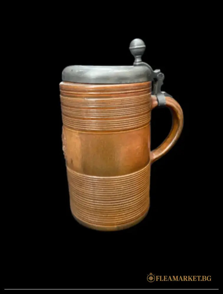 Халба с капак,вместимост 1L (499)