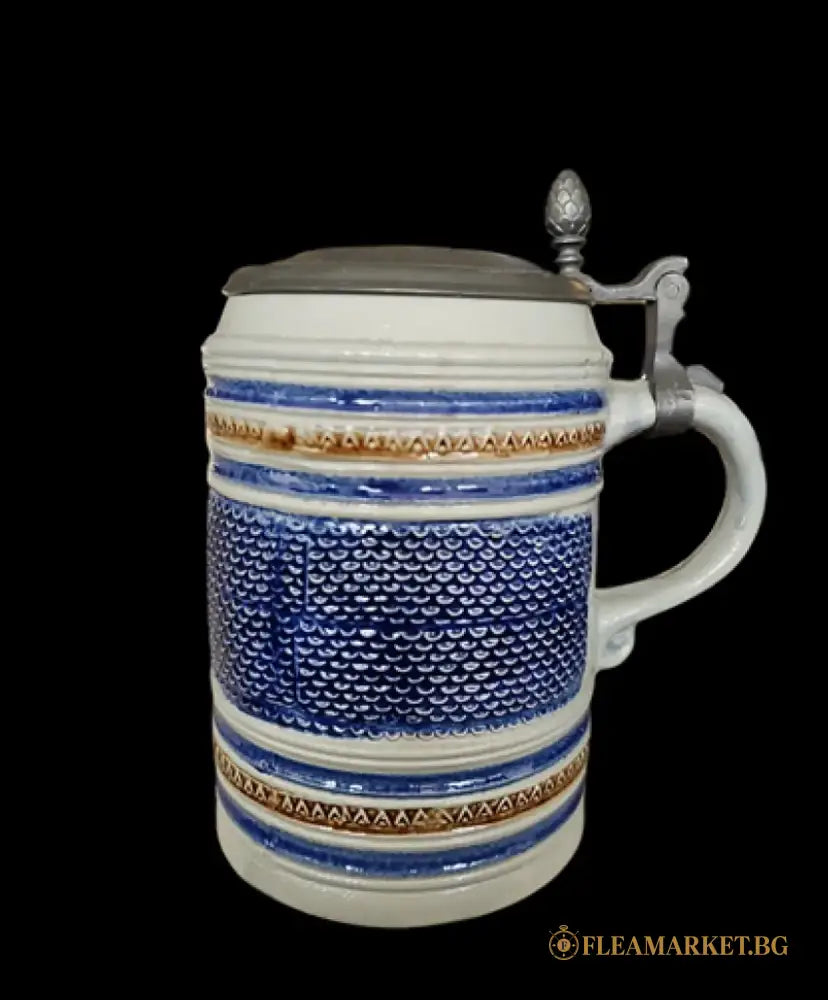 Халба с капак,вместимост 1L (477)