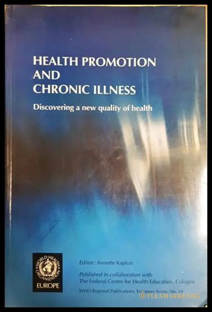 Health Promotion and Chronic Illness - WHO