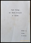 High Energy Ion Beam Analysis of Solids - Книги