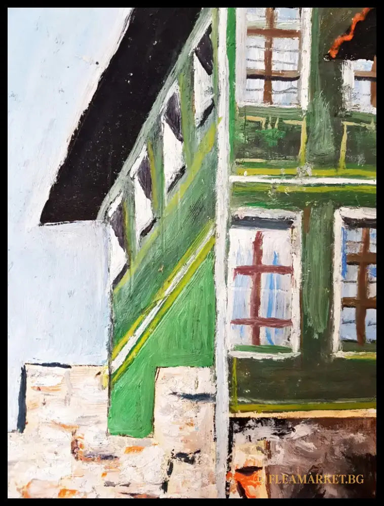 Хисар капис, Пловдив, масло от Д. Джорджева, 1994 година (1182) - Картина