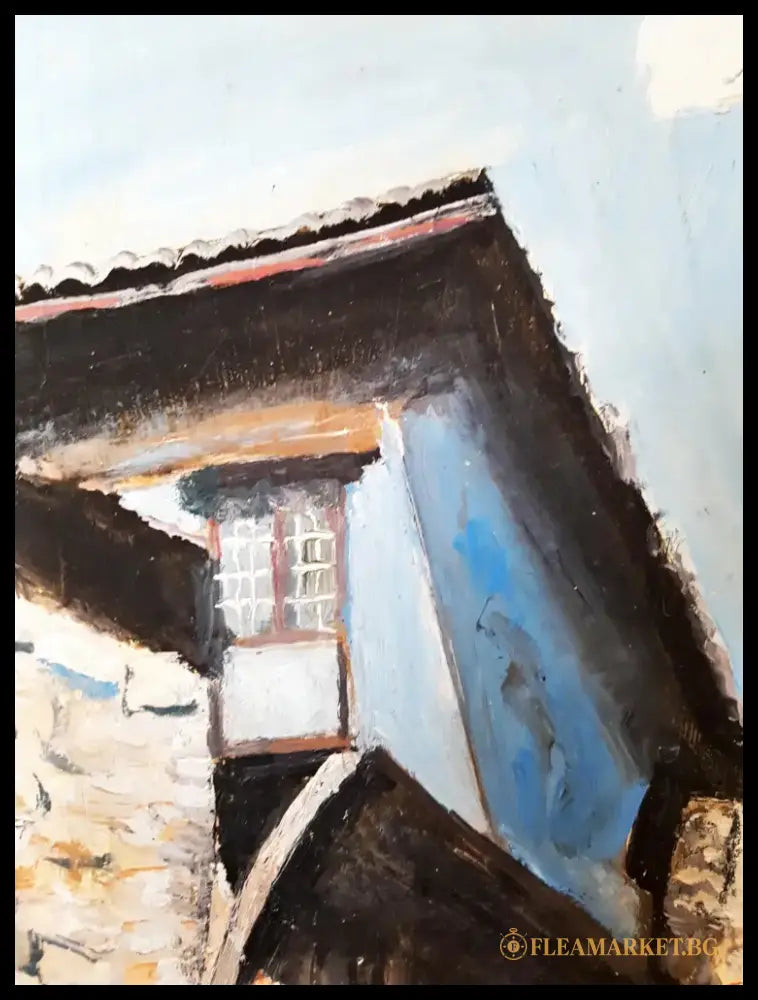 Хисар капис, Пловдив, масло от Д. Джорджева, 1994 година (1182) - Картина