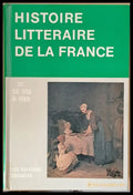 Histoire Litteraire de la France tome III 1715-1789 - Книги