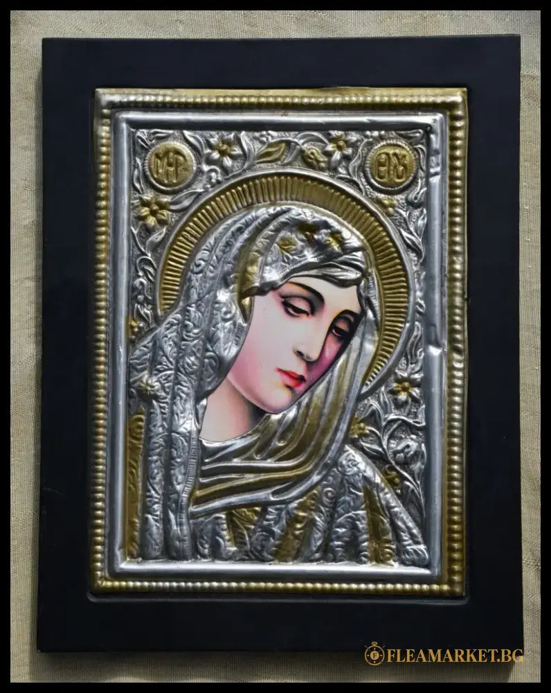 Икона с метален обков - antique
