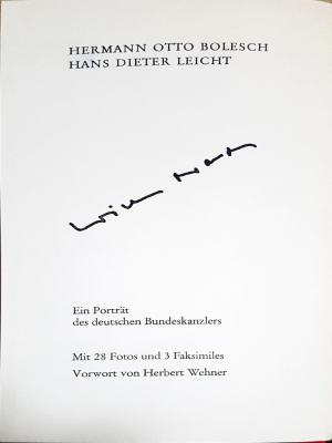 Der lange Marsch des Willy Brandt - автограф на Willy Brandt