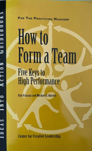 How to Form a Team: Five Keys to High Performance – Kim Kanaga, Michael E. Kossler