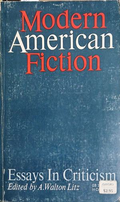 Modern American Fiction: Essays in Criticism – корица