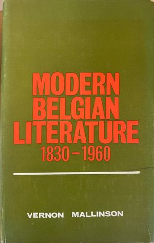 Modern Belgian Literature 1830-1960 (332410261705) - Vernon Mallinson
