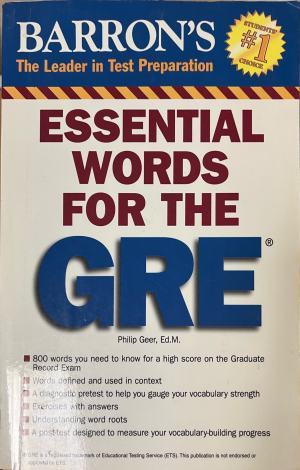 Essential Words for the GRE – корица