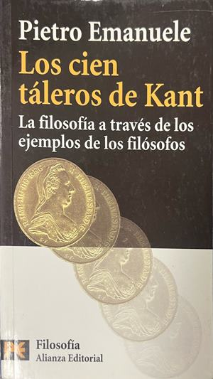 Los cien táleros de Kant – Pietro Emanuele, корица