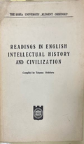 Readings In English Intellectual History And Civilization – корица