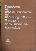 Корица на Проблеми на ефективността на производството в аграрно-промишлените комплекси