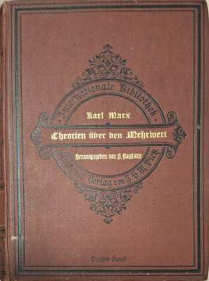 Theorien über den Mehrwert - предна корица
