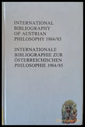 Internationale Bibliographie Zur Ostarreichiachen Philosophie 1984/85 - Книги