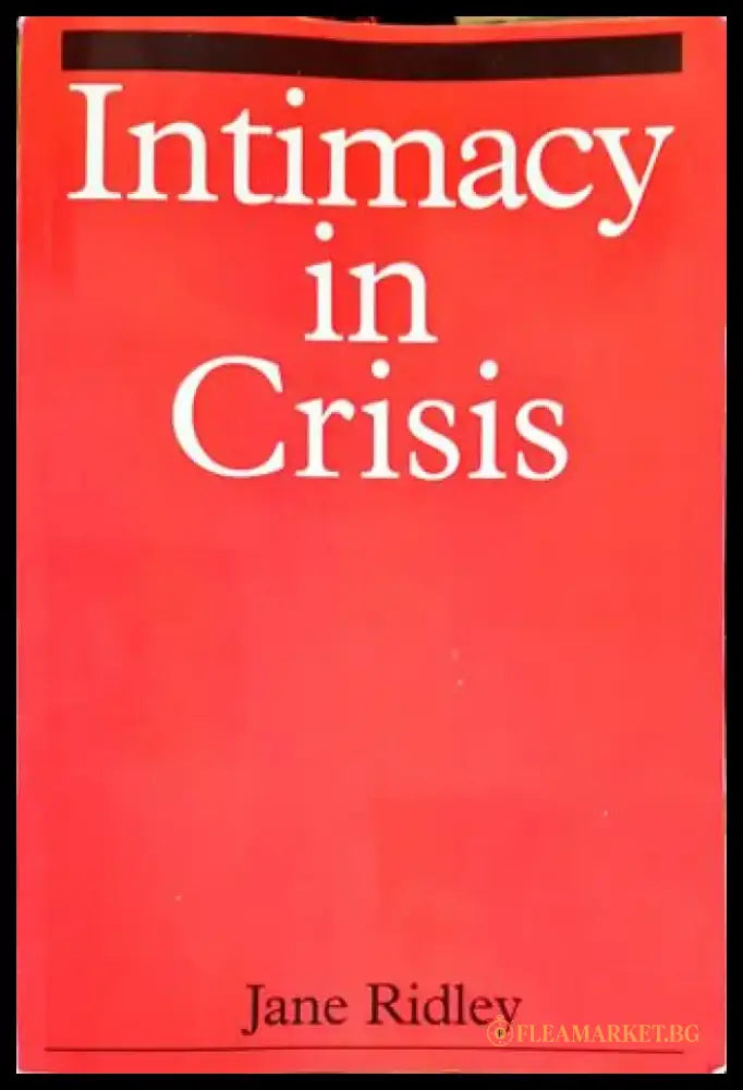 Intimacy in Crisis - Книги