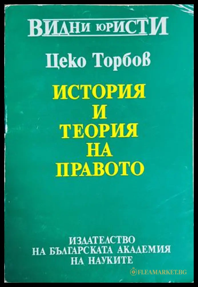 История и теория на правото (1417.0) (01098 99149994346) - Книга
