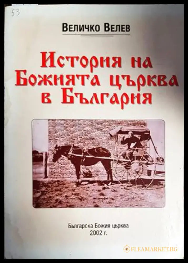 История на Божията църква в България - Книги