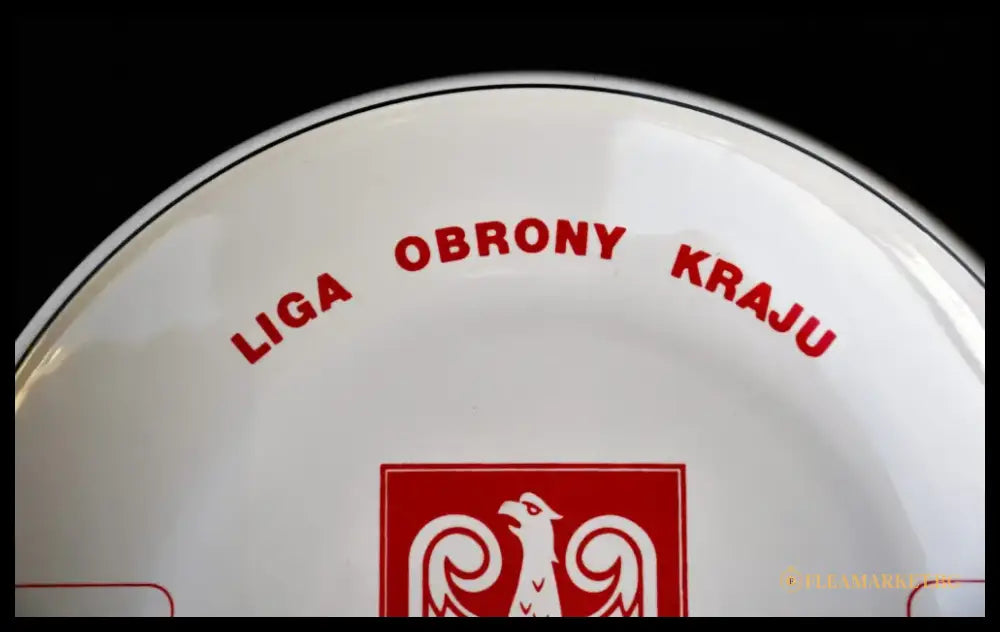 Историческа чиния на Liga Obrony Kraju - antique