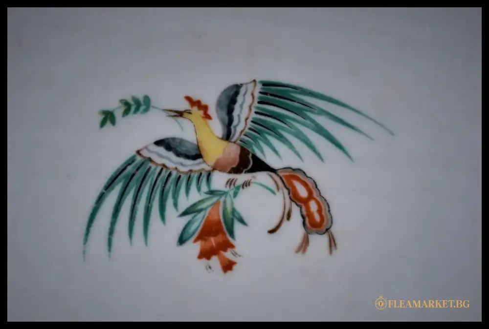 Историческа чиния/плато на ’Bohemia Ceramic Works’ - antique