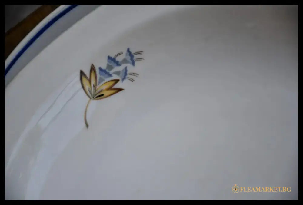 Историческа чиния/плато на ’Bohemia Ceramic Works’ - antique