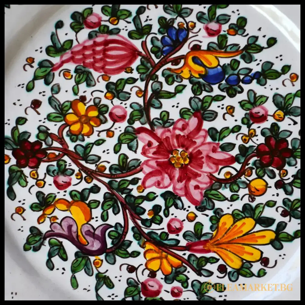 Италианска чиния от Губио 1940-50те - antique