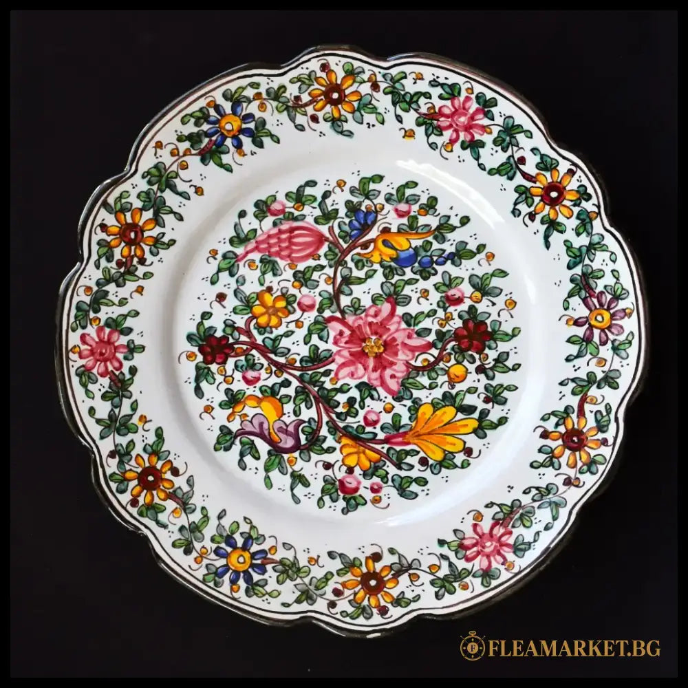 Италианска чиния от Губио 1940-50те - antique