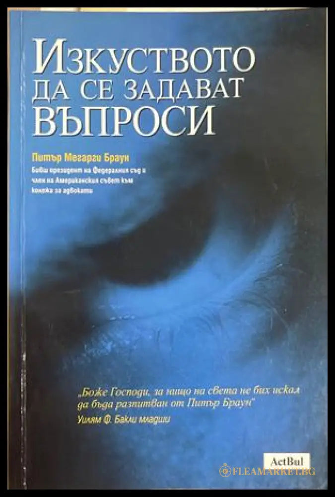 Изкуството да се задават въпроси - Питър Мегарги Браун