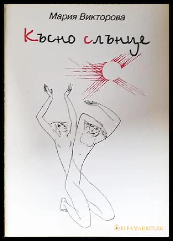 Късно слънце - Мария Викторова - корица