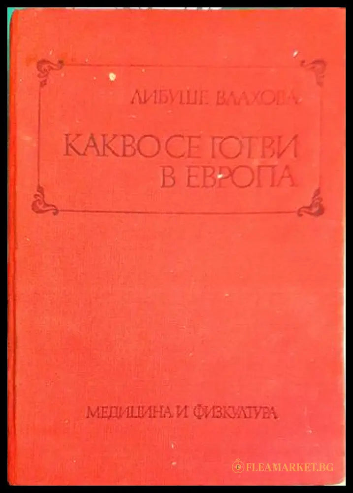 Какво се готви в Европа (231706262337) - Либуше Влахова - Книга
