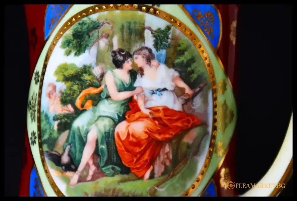 Кана и захарница във виенски стил. Колекционни. - antique