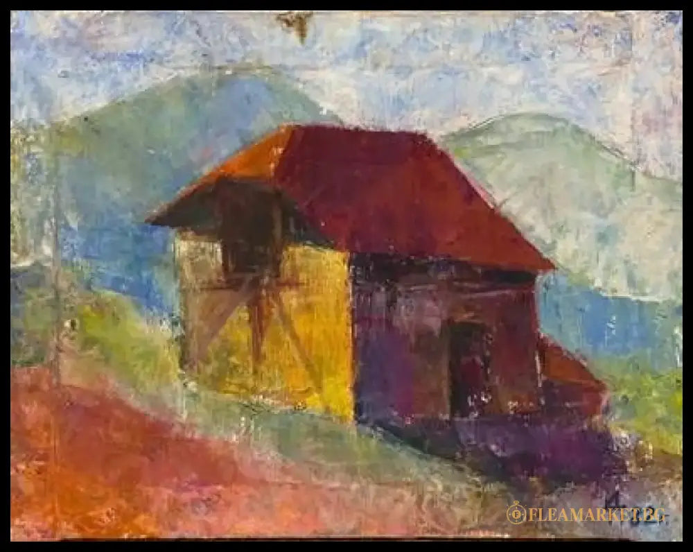 Картина масло на платно - antique