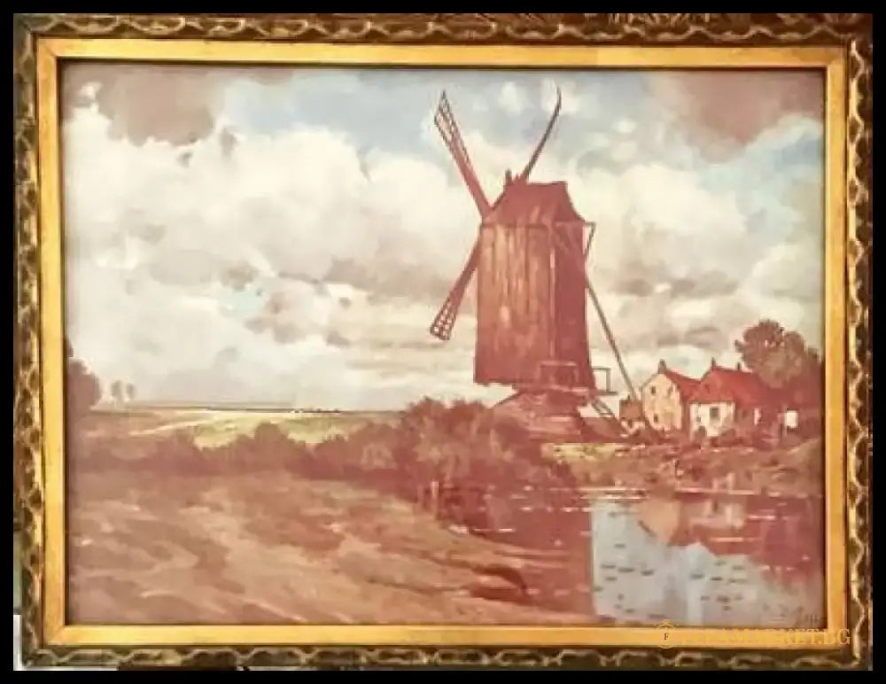Картина молив хартия в рамка - antique