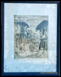 Картина офорт 9/10 в рамка - antique