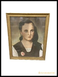 Картина темпера в рамка - antique