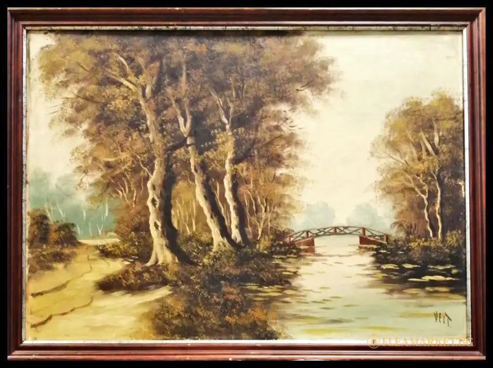 Картина върху фазер с рамка масло (223) - Картина