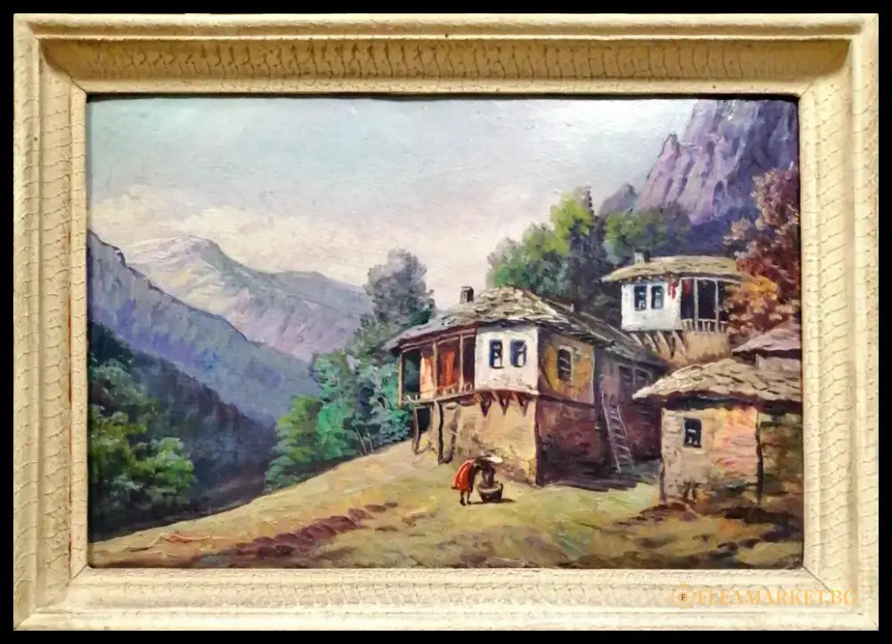 Картина върху фазер с рамка масло (323) - Картина