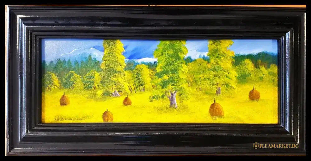 Картина върху фазер с рамка масло (369) - Картина