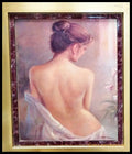 Картина върху картон с рамка масло репродукция - antique