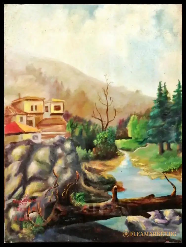 Картина върху платно без рамка масло (339) - Картина