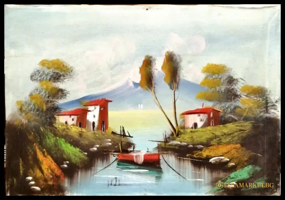 Картина върху платно без рамка масло (332) - Картина