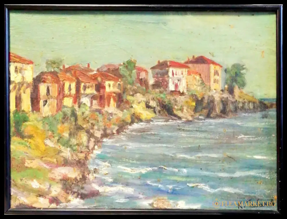 Картина върху платно без рамка масло апрликация - antique
