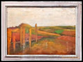 Картина върху платно масло - Георги Божков 1986г. - antique
