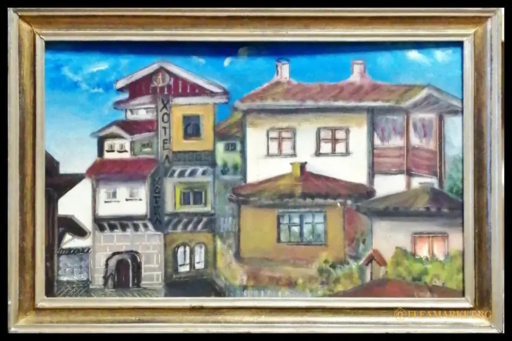 Картина върху платно с рамка масло (283) - Картина