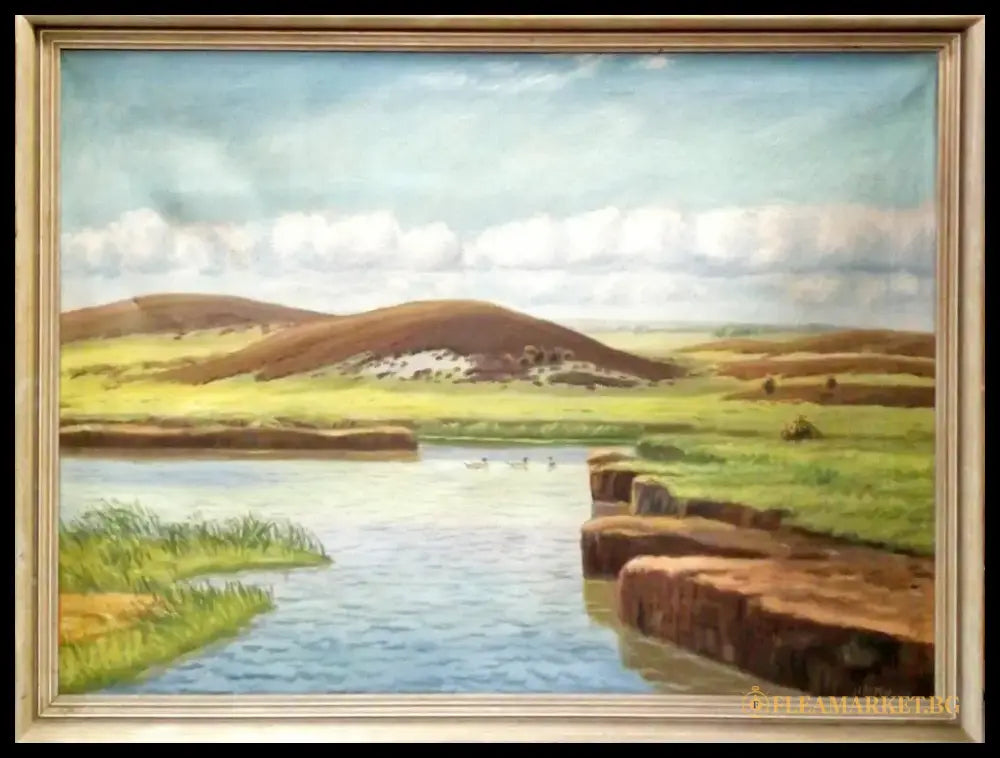 Картина върху платно с рамка масло (265) - Картина