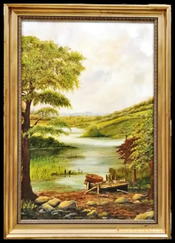Картина върху платно с рамка масло (328) - Картина