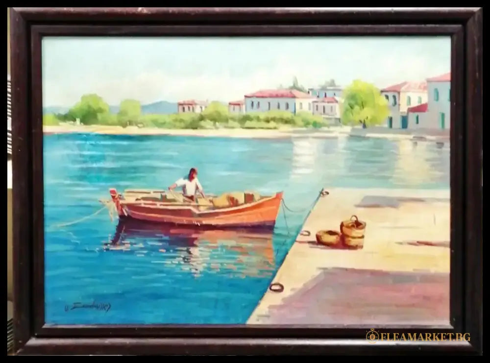 Картина върху платно с рамка масло (325) - Картина