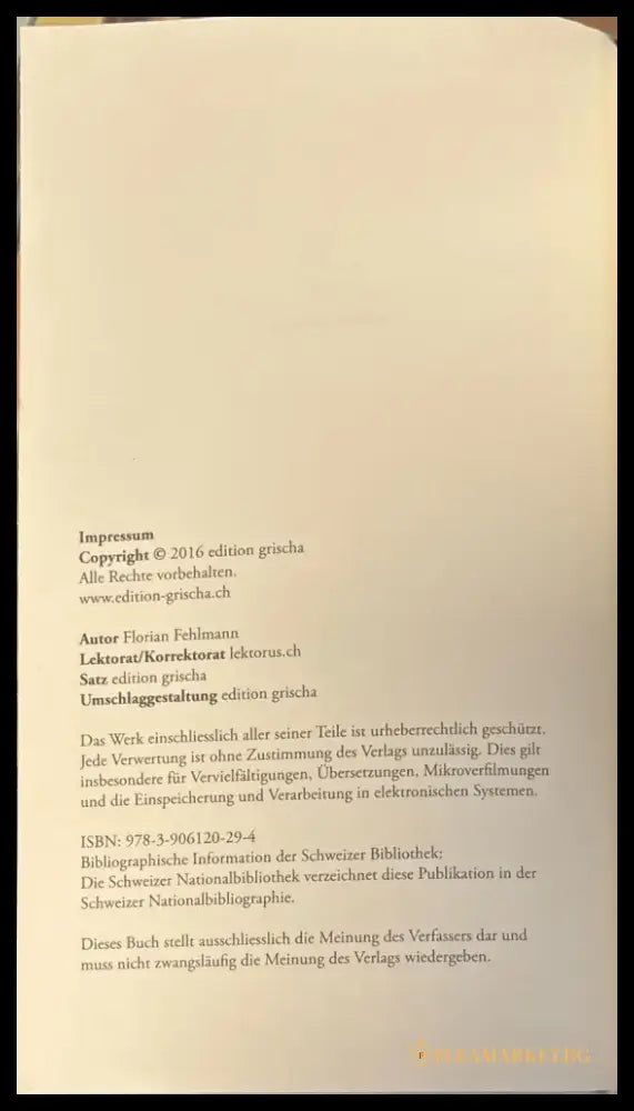 Keine Chance (406) - Книга