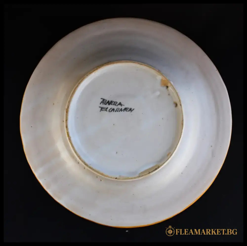 Керамична чиния Талавера де ла Рейна - Испания - antique